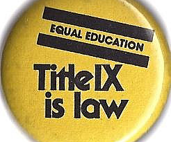 Equal Education | Title IX is law