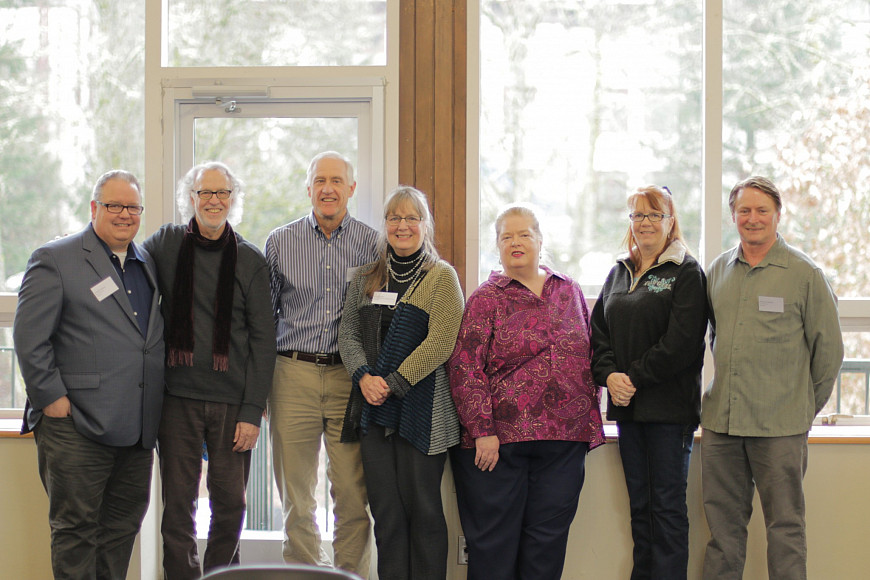 Photo includes some of the employees honored with 20 or more years of service. From left to right: Doug Erickson, David Shratter, Joe Yus...