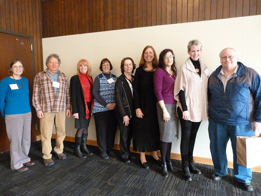 Photo includes some of the employees honored with 20 or more years of service. From left to right: Anne Boal, Alan Younis, Jennifer Johns...