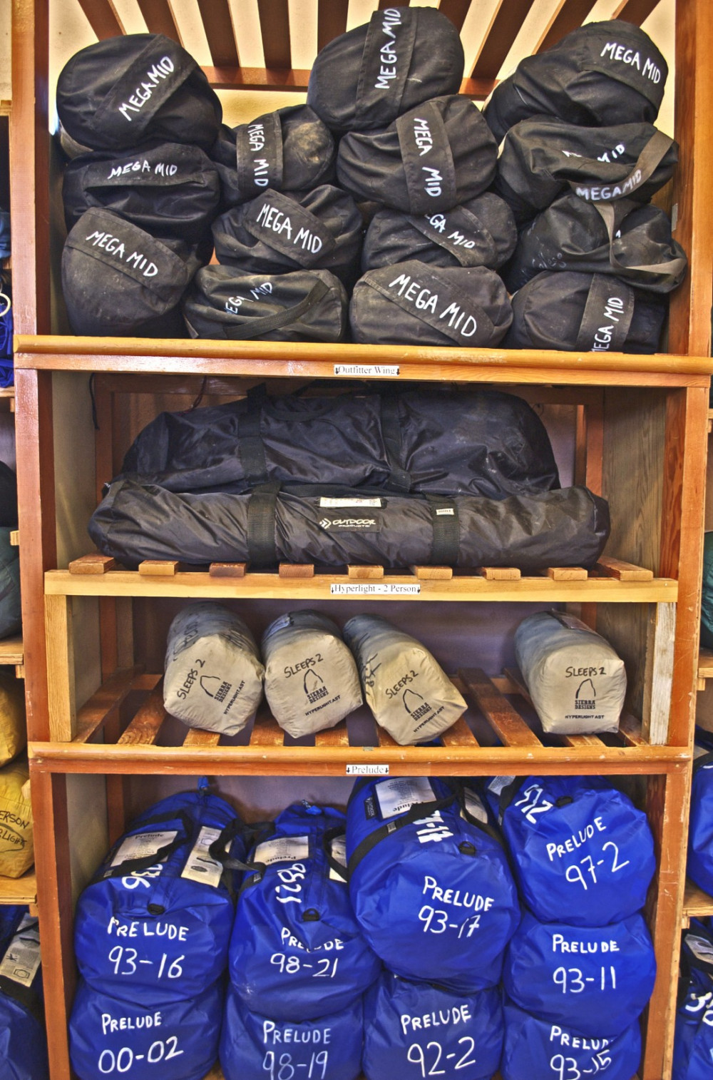 We have all kinds of tents for all kinds of trips