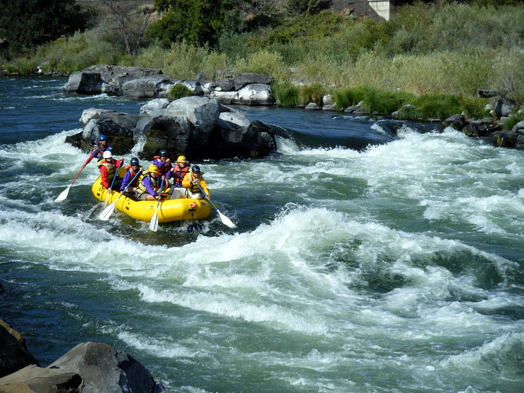 Whitewater rafting on the Deschutes River