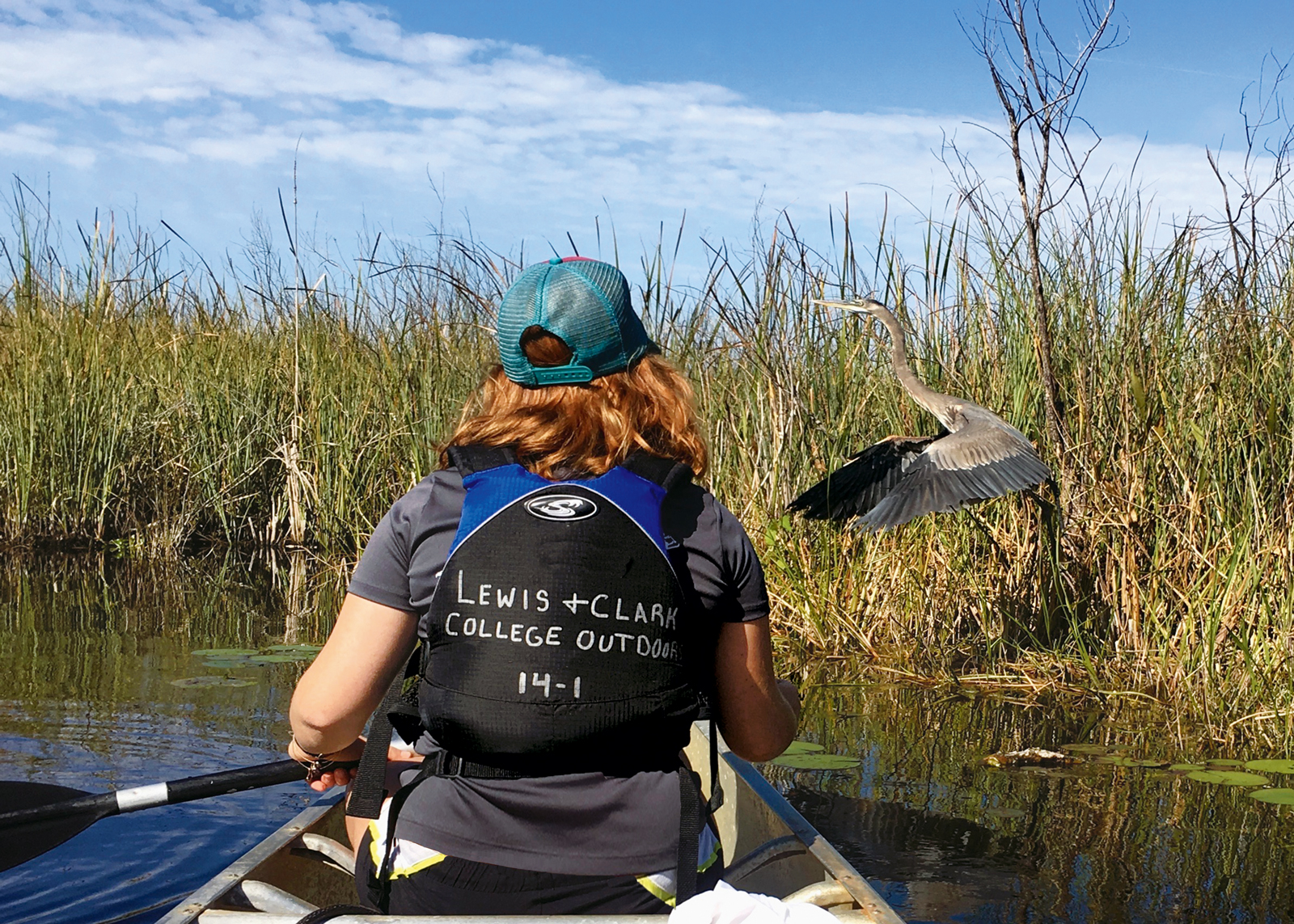 Instead of ice and snow, several Lewis & Clark students enjoyed fun in the sun during a College Outdoors trip to central Florida over...