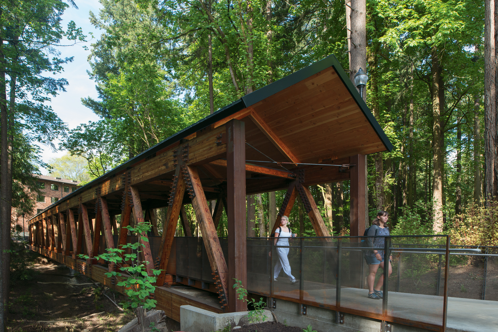 Lewis & Clark's new ravine bridge, which replaced the original built in 1954, opened this spring to rave reviews. Spanning the r...