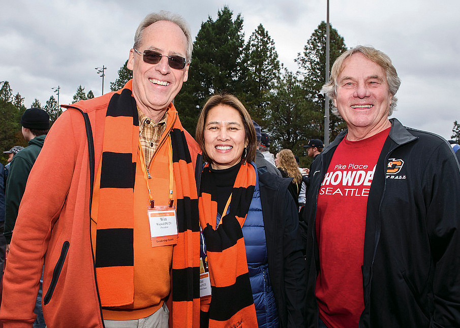 Nearly 1,000 people gathered on Palatine Hill to attend Homecoming and Family Weekend in October.