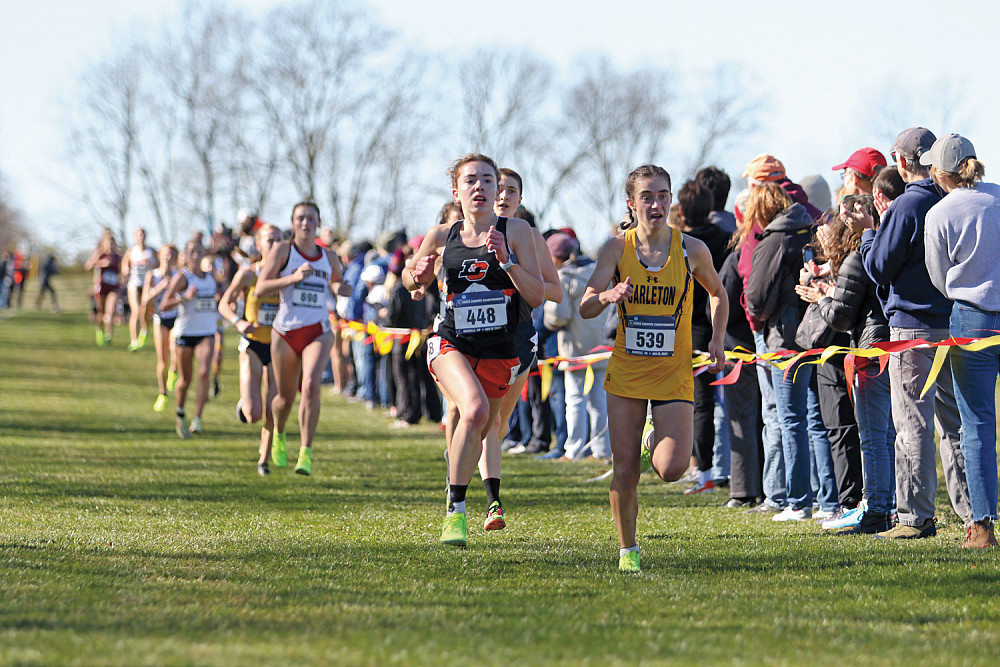 Riley Buese competes at the Cross Country National Championship Meet in Pennsylvania.