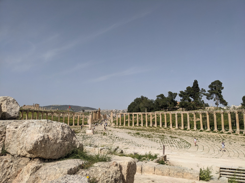Roman ruins at Jerash