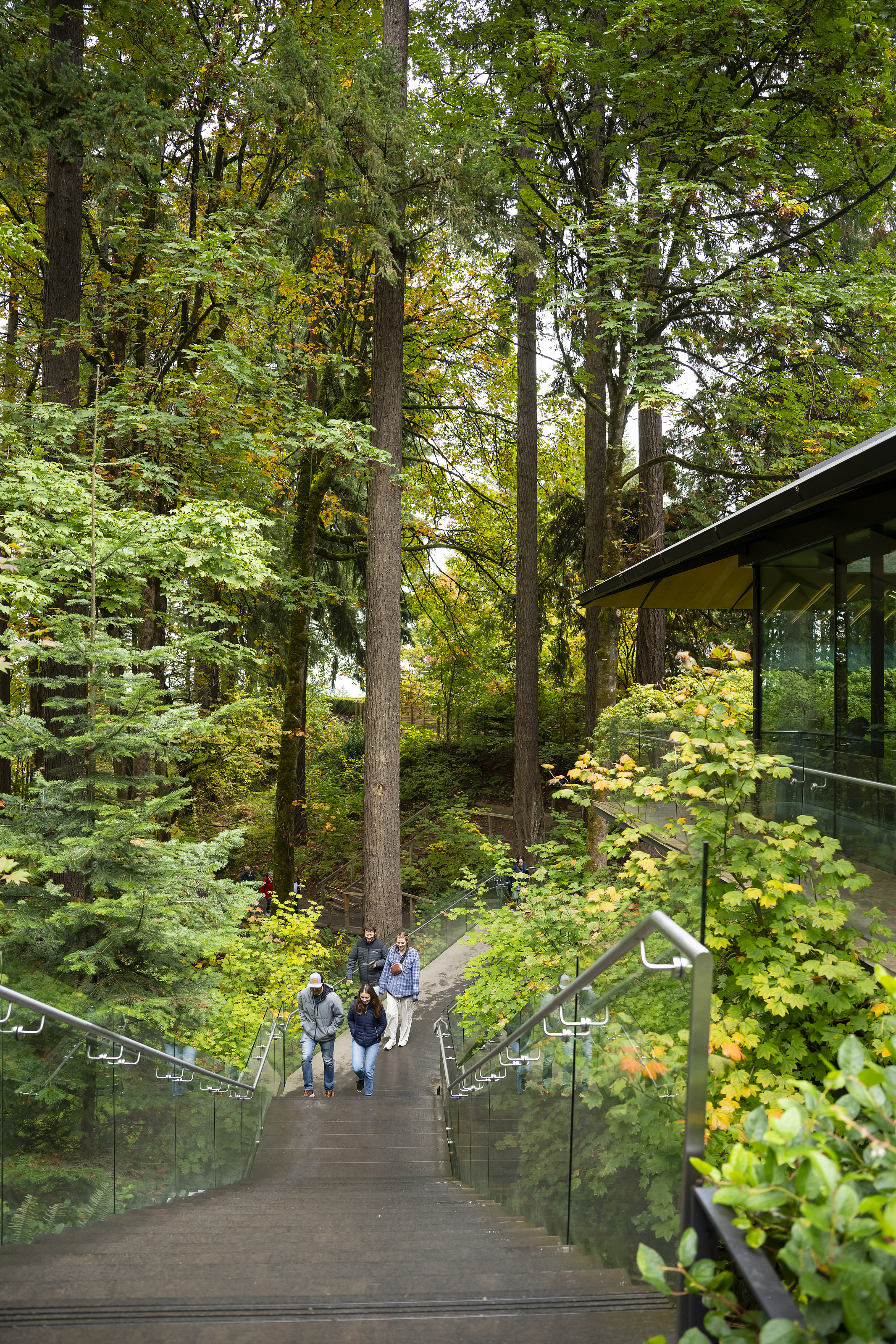 The garden encompasses 12.5 acres with eight separate garden styles, and includes an authentic Japanese Tea House.