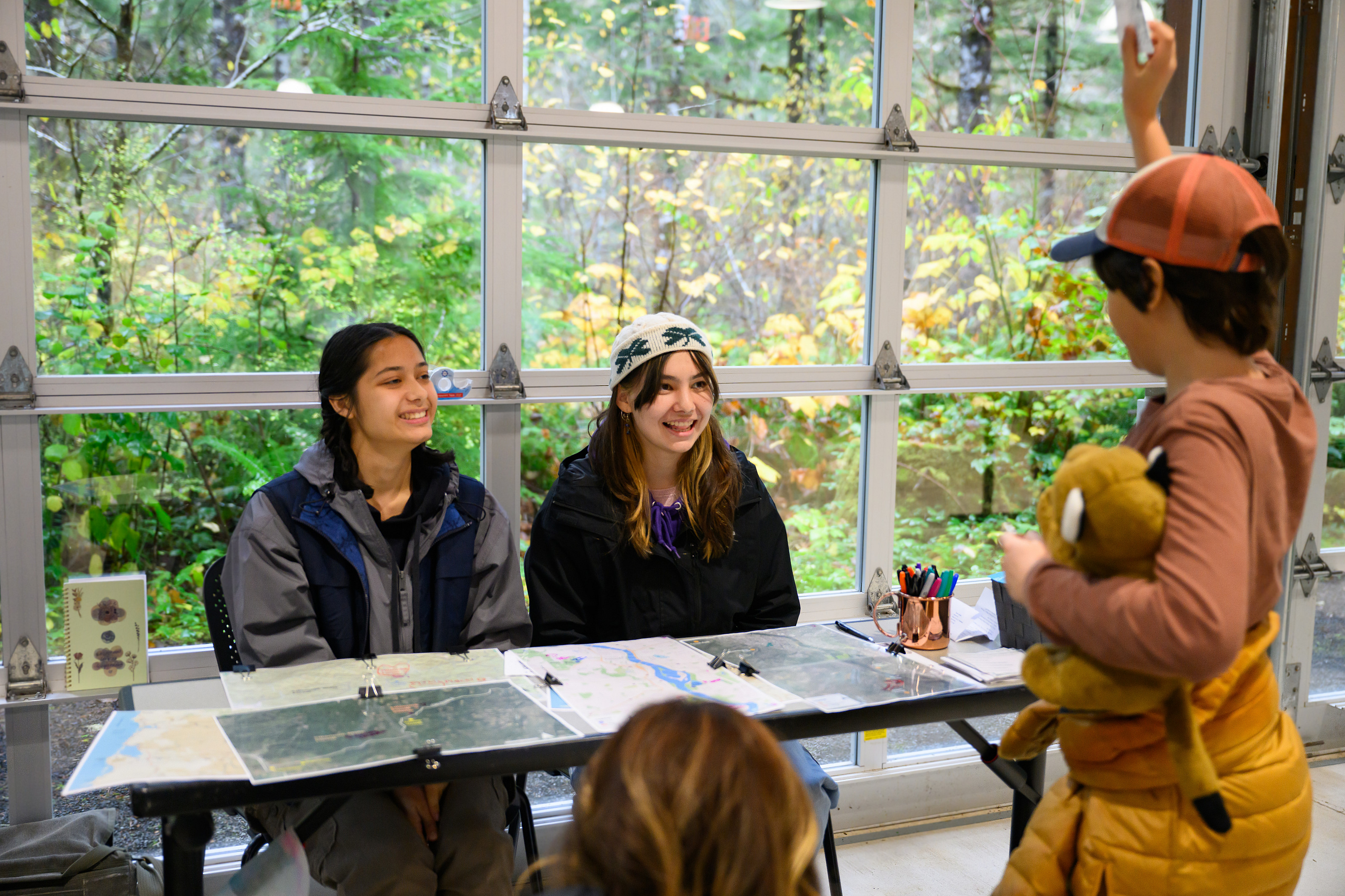 The students are currently training with Lewis & Clark's Community Dialogues initiative, which promotes civil discourse and civi...