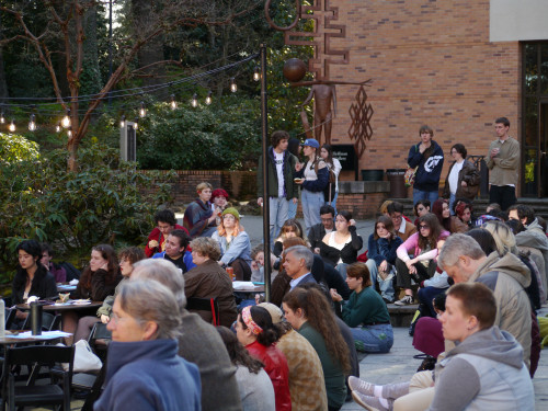 Audience members got to see a variety of music, theatre, and creative writing performances.