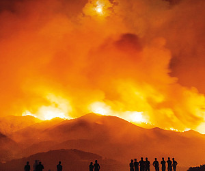 Photographer Kevin Cooley BA '97 explores the symbolic and physical qualities of fire in his work. While he narrowly missed losing his ho...